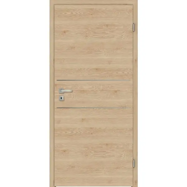 Bezpieczne zakupy SOLIDO Donau Innentüre CPL Authentic Achat 2 Lisenen Alu RE TBA 700/2030