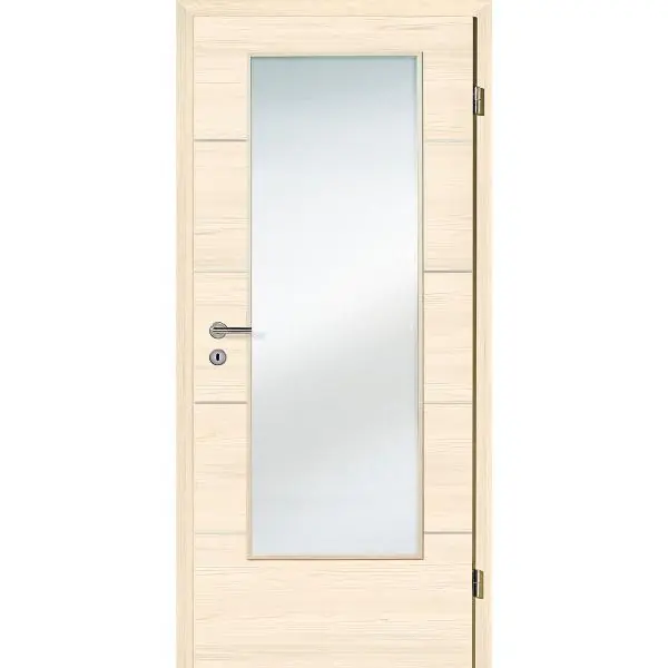 Bezpieczne zakupy SOLIDO Smart Innentüre CPL Pinie quer 4 Lisenen GL Links TBA900/2030 mm