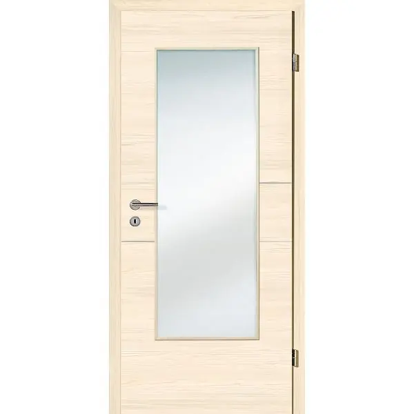 Zniżka SOLIDO Smart Innentüre CPL Pinie quer 2 Lisenen GL Rechts TBA800/2030 mm