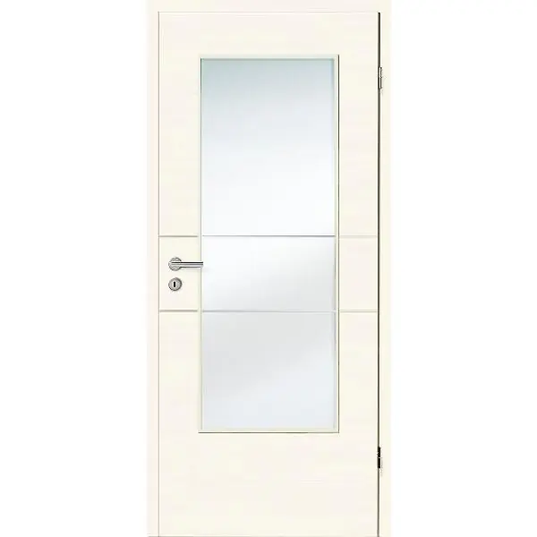 Zamów teraz SOLIDO Smart Innentüre CPL Pinie Arktis quer 2 Lisenen GL LI TBA750/2030 mm