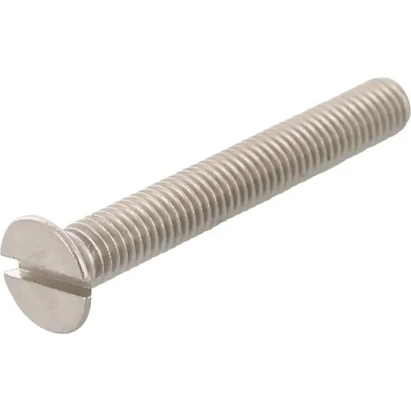 ~ISO2009 M 6x 40 Edelstahl A4 Senkschraube mit Schlitz (DIN963A) Bestseller