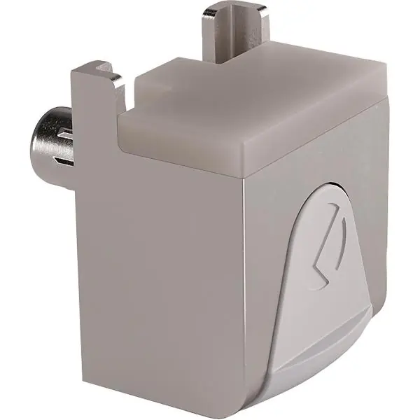 Bezpieczne zakupy ITALIANA FERRAMENTA Glasbodenträger KUBIC zum Stecken, Bohr ø5 mm, vernickelt