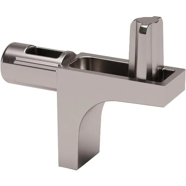 Ostatnia szansa ITALIANA FERRAMENTA Steckbodenträger K-LINE 2 Zapfen ø5 mm, vernickelt