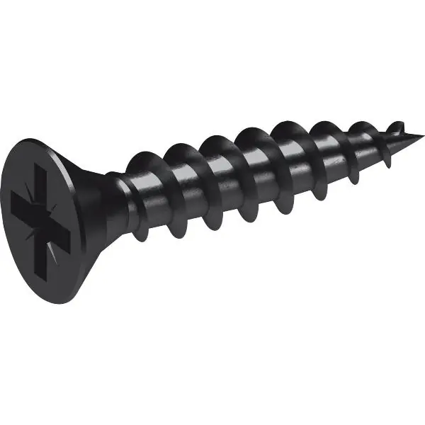 ITALIANA FERRAMENTA KIMANA Befestigungsschrauben 3,5 x 16 mm, schwarz Nowość