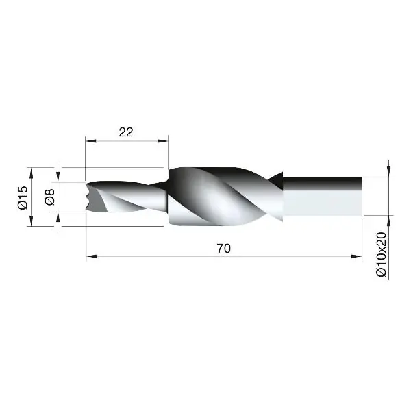 ITALIANA FERRAMENTA HSS Bohrer für Steckbodenträger Kintai Wybór klientów