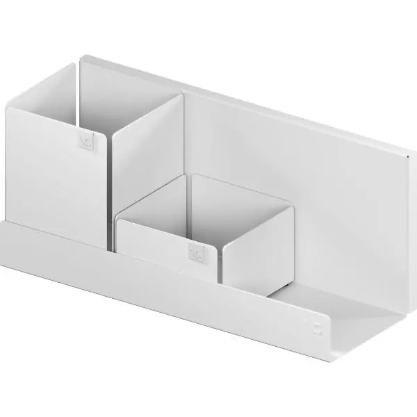 VS ADD Board-3 Box-M Ablage-Set Weiß Szybka dostawa