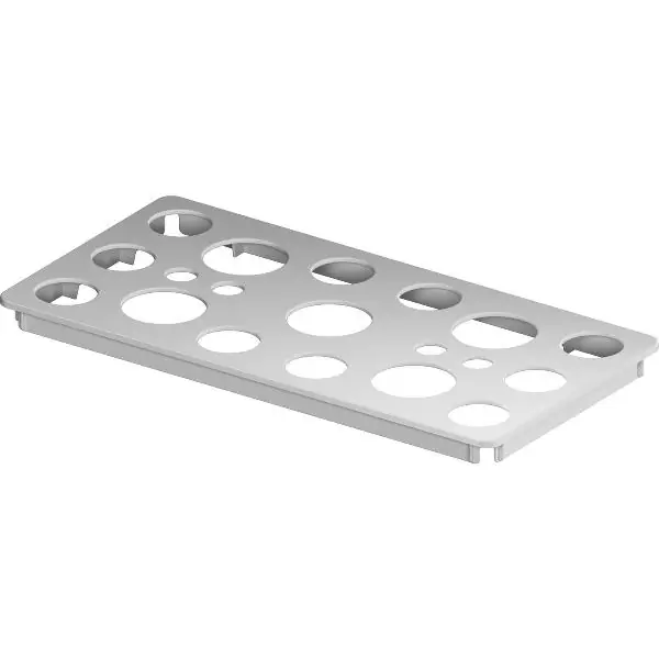 VS ADD Box-M Deckel gelocht 2x1 Grau Dostępne od ręki