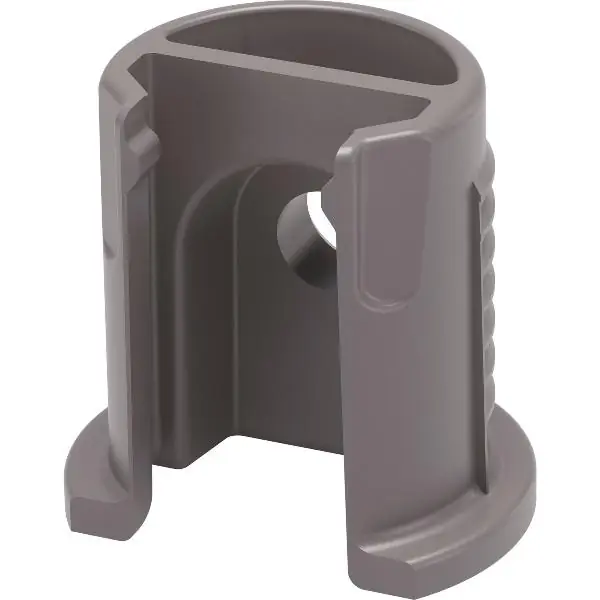 ITALIANA FERRAMENTA Einbohrteil Maori, Tablarstärke 19 mm, Bohr ø 11/14 mm, grau Premium