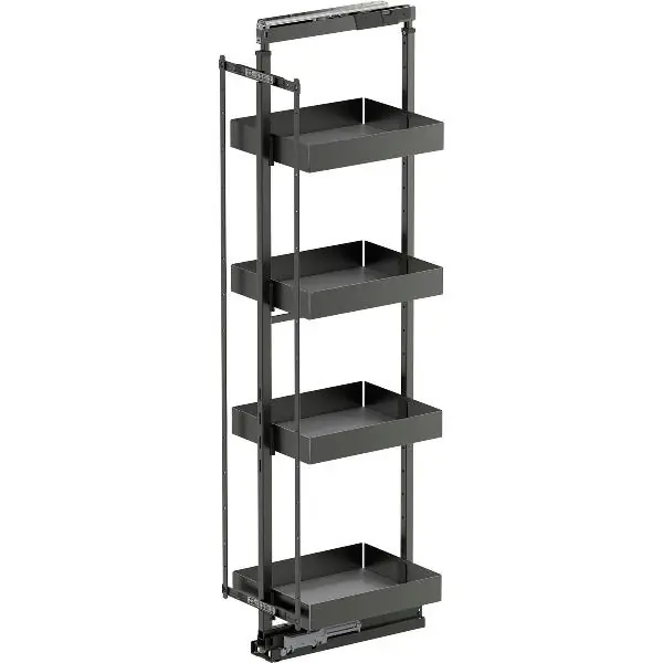 Tylko dziś VS TAL Larder 5 Hochschrankauszug Set Essentio KB 400 mm 4 Ablagen Lava