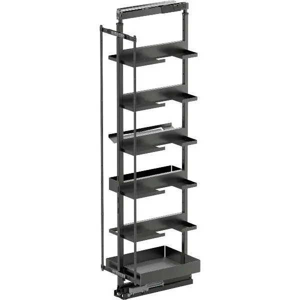 VS TAL Larder 5 Flex Hochschranksauszug Essentio Broom KB 400 mm Lava Dostępne od ręki