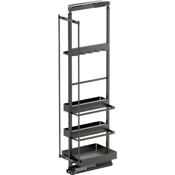 Wybór klientów VS TAL Larder 5 Flex Hochschranksauszug Essentio Iron KB 400 mm Lava