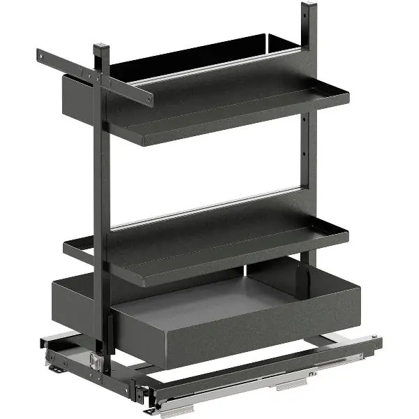 Nie przegap VS SUB Larder Flex Essentio Spice Unterschrank Set KB 400 mm Lava