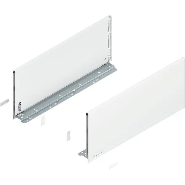 Szybka dostawa BLUM LEGRABOX pure Zarge Höhe F, NL 550, Seidenweiß-matt