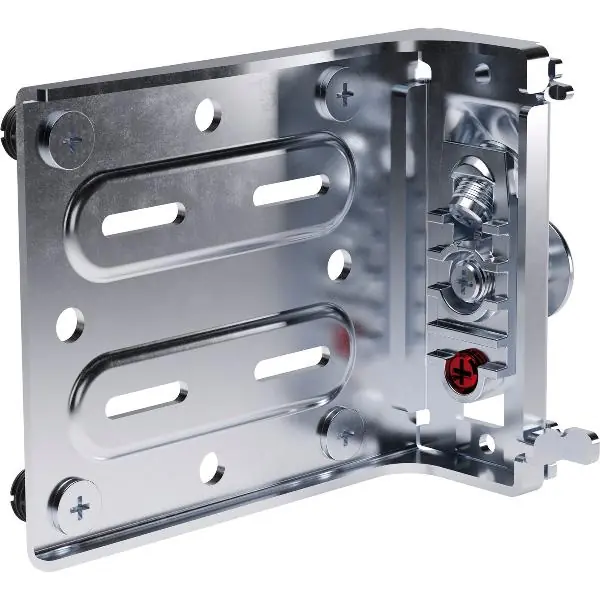 Premium ITALIANA FERRAMENTA Schrankaufhänger Libra H11 Dübelbefestigung links