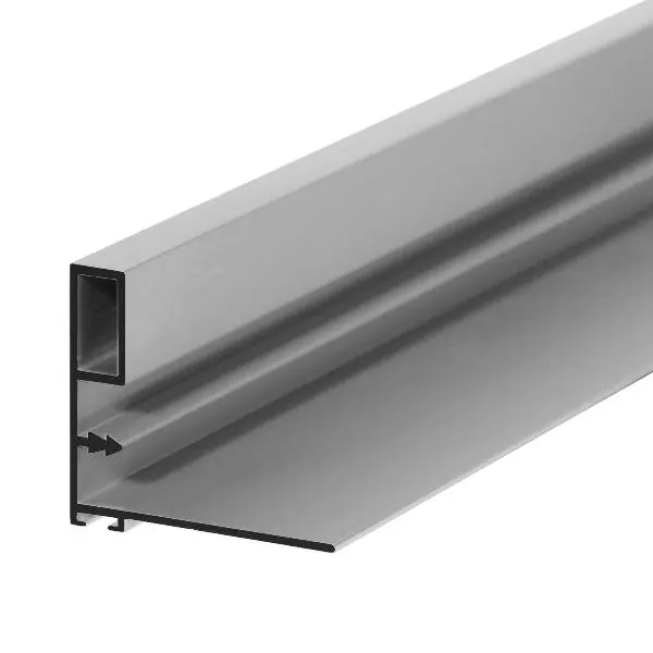 CINETTO Griffleiste zum Einnuten schmal, 2600 mm, Aluminium silber eloxiert Zamów dziś