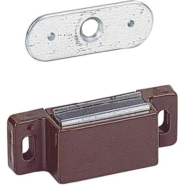 Darmowa dostawa HETTICH Haftmagnetschnapper M71 + Gegenstück, HK 4 kg, KS braun