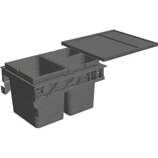 Tani NINKA Abfalltrennsystem Set eins2sechs KB 450 mm dunkelgrau