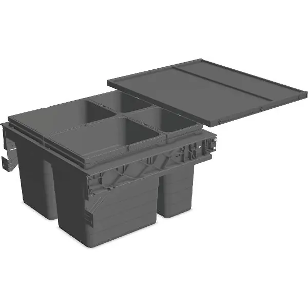 Obniżka ceny NINKA Abfalltrennsystem Set eins2sechs KB 600 mm dunkelgrau