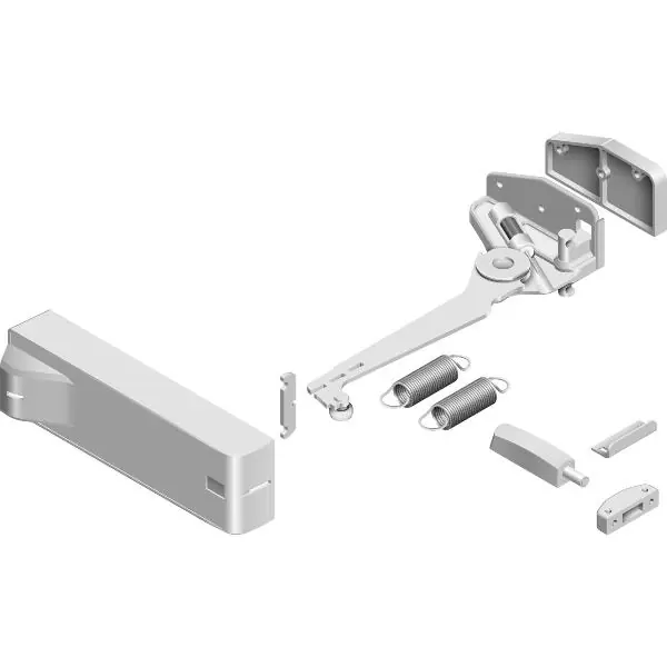 CINETTO PS23 Selbstöffnungssatz rechts, Abdeckkappe grau Niska cena