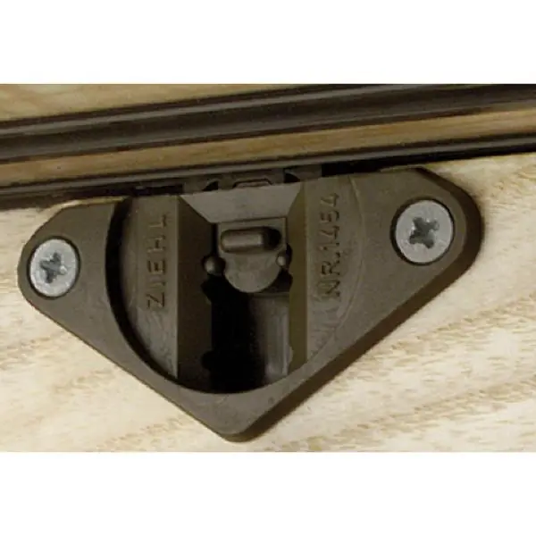 Zniżka ZIEHL 25 Innenfront FührungsriegeL - Bohr ø 30, Kunststoff braun