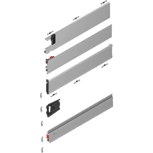 Wyjątkowa oferta BLUM REVEGO duo Pocketschienen-Set 600 mm, links
