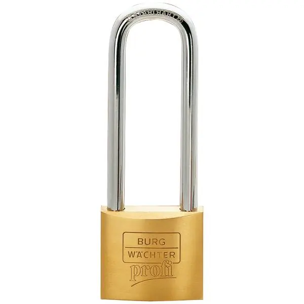 BURG-WÄCHTERVorhangschloss Profi116 hoher Bügel,40/45mm,verschiedensperrend SB Darmowa dostawa