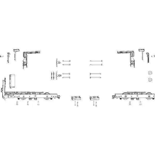 MACO HS Grundkarton Laufwagen 300 kg, mit Bürste, ALUPLAST/PROFINE, silber Cena promocyjna