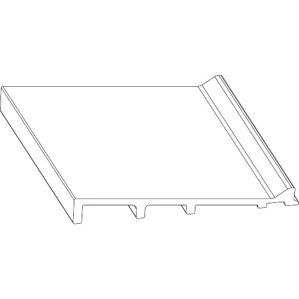 MACO Fiber-Therm Zwischenprofil 155 L=2500 mm B=155 mm GFK silber (480545) Nowość
