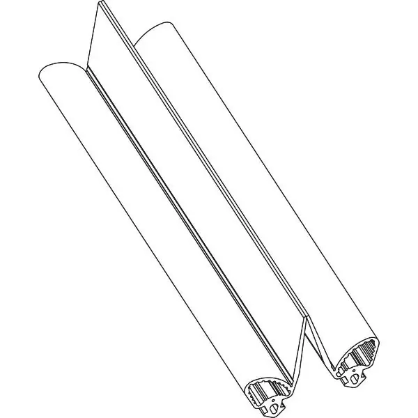 Ostatnia szansa MACO HS Schlauchdichtung für Dichtungsschiene PVC, L=50 Meter, schwarz (467023)