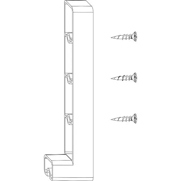 MACO HS Flügelpositionierer für Kunststoffprofile, silber (102949) Darmowa dostawa