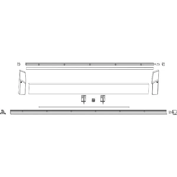 Bezpieczne zakupy MACO SKB-Z/PAS Profil-Set Gr. 6 FFB 1651-2000 mm L=4130 mm silber