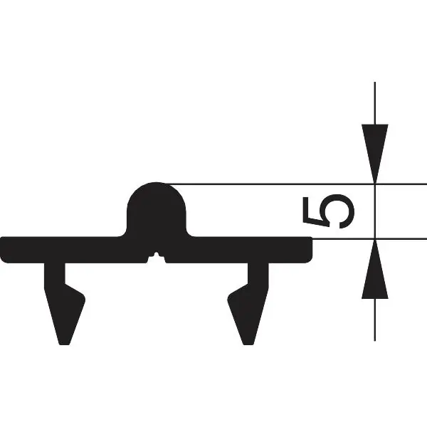 Kup teraz GU HS Laufschiene 5 P1636 für Bodenschwelle L=5000 mm silber eloxiert