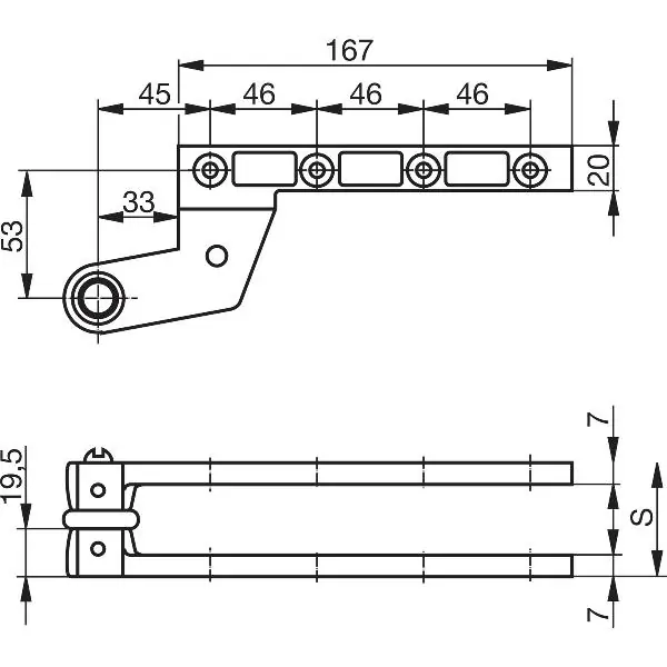 Okazja GEZE Zapfenband Modell DB, für gefälzte Türen, Stahl verzinkt