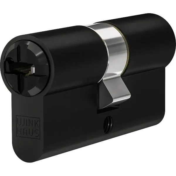 Zniżka WINKHAUS Einbaudoppelzylinder keyTec N-Tra, gleichsperrend, 35/80 schwarz