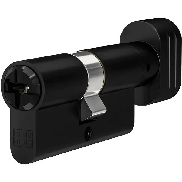 Zniżka WINKHAUS Knaufzylinder keyTec N-Tra, gleichsperrend, 30/K60 schwarz