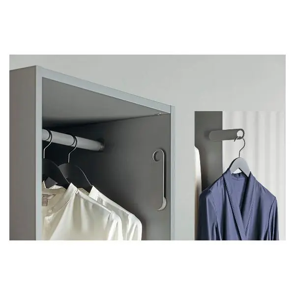 Wysoka jakość HETTICH Kleiderbügelhalter, klappbar, anthrazit, Tragkraft 5 kg