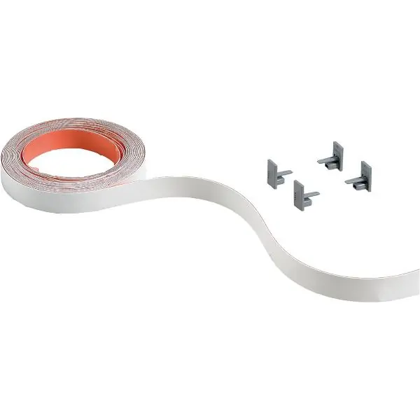 Bezpieczna płatność HETTICH SlideLine M Farbset zu vorlaufendem Laufprofil 22mm weiß, 4000 mm