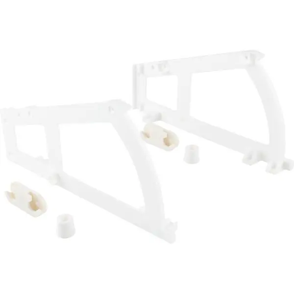 Wysoka jakość HETTICH Schuhschrank-Kippbeschlag 1 Fach Kunststoff weiß