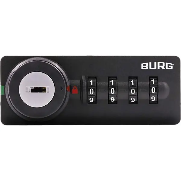 Dostępne od ręki BURG Zahlenschloss sPinLock700 DIN-rechts ohne Riegel, schwarz