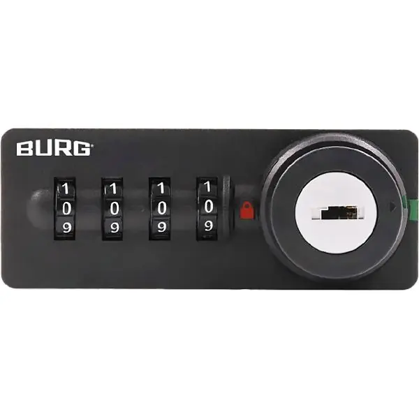 Bezpieczne zakupy BURG Zahlenschloss sPinLock700 DIN-links ohne Riegel, schwarz