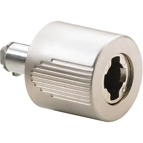 Do wyczerpania zapasów HETTICH PRESTIGE 2000 Zylinder-Drehgriff Typ 451 N links, vernickelt matt