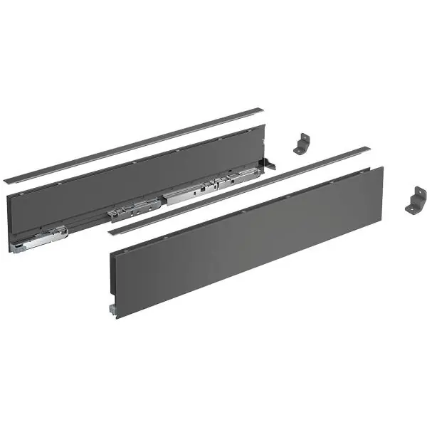 Darmowy zwrot HETTICH AvanTech YOU Schubkasten Set Höhe 101 NL 300 anthrazit