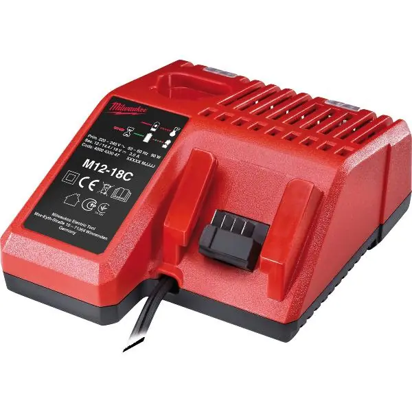 Cena promocyjna MILWAUKEE Ladegerät M12-18 Cfür 12, 14,4, 18 Volt Li-Ion Akkus