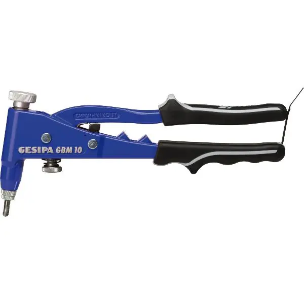 Taniej GESIPA Blindnietmutter-Handgerät GBM 10+Dorn u. Mundstück M5