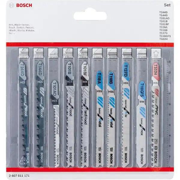 Zamów teraz BOSCH Stichsägeblatt-Set All in One 10-teilig