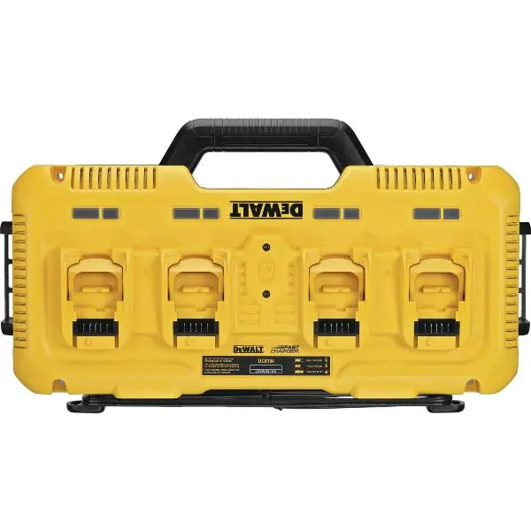 Taniej DEWALT Vierfach-Ladegerät DCB104 für 10,8 - 54 Volt Li-Ion XR Schiebe-Akkus