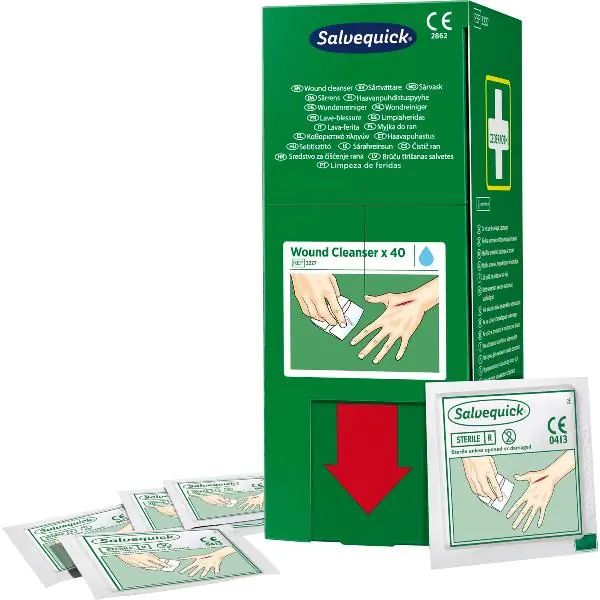 CEDERROTH Wundreiniger steril 40 Tücher 11 x 12 cm Darmowa dostawa