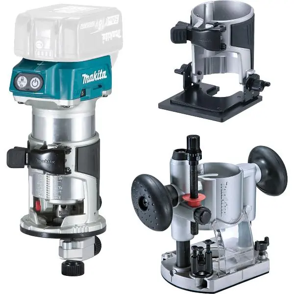 MAKITA Akku-Multifunktionsfräse DRT50ZJX2 18 Volt Popularny