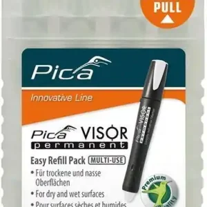 Wyjątkowa oferta Zest.zapas. wkładow do markera permanen. VISOR, przemyslowego,kolor białyPica