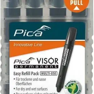 Zest.zapas. wkładow do markera permanen. VISOR, przemyslowego,kolor czarny Okazja